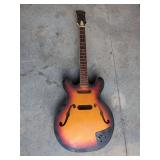 Dixon Hollow Body Electric Guitar Project Body and Neck