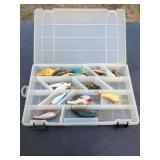 Plano Tackle Box with Assorted Crankbait Fishing Lures