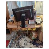 Samsung SyncMaster Monitor, Desktop Computer, and Assorted Media Collection