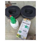 Viagrow Hydroponic Net Pot Lids and 0.5 Gallon Multi-Purpose Sprayer