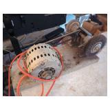 Bench Grinder and Wire Wheel Buffer with Electric Motor