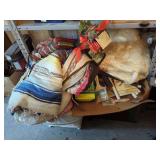 Textiles and Decorative Basket