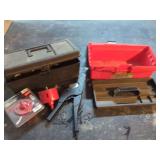 Tools with Two Plastic Toolboxes