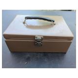 Metal Cash Box with Removable Plastic Tray