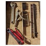 Hand Tool Collection with Sockets and Wrenches