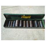 1/2-inch Drive Deep Impact Socket Set in Metal Case
