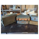 Assorted Suitcases and Travel Cases