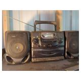 Magnavox AZ 2600 Portable CD and Cassette Boombox