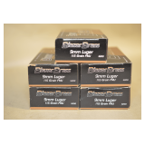 5 Boxes (50 Each) CCI Blazer Brass 9MM Luger Ammo,