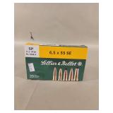 6,5x55 SE Sellier & Bellot 20 Round Box of Shells