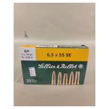 6,5x55 SE Sellier & Bellot 20-Round Ammunition Box