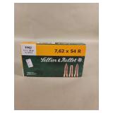 7.62x54 R FMJ Lellier & Bellot Full Box of 20 Rounds