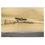Thompson Contender Venture Camo Bolt Action Rifle In .223 Rem Caliber With Simmons Scope,