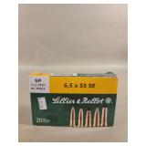 Sellier & Bellot 6,5 x 55 SE 20-Round Ammunition Box