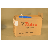 1000 Rounds Of Tul-Ammo 7.62 X 39 MM Ammo,