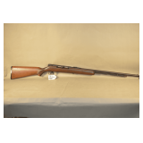 Savage Model 6A Semi-Auto Rifle In .22 Rimfire Caliber, 23 & 1/2 inch barrel, adjustable iron sights, tubular magazine under barrel, has light rust on barrel and tubular magazine, see photos, no Seria