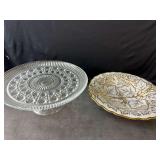 Meissen Porcelain Cabinet Plate and Cake Plate