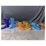 Art Glass Slippers - 6