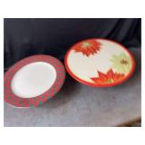 Christmas Cake Plates