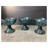 Grape Pattern Candleholders- 3