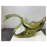 MCM Art Glass Swan