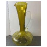 1960’s Empoli Glass Pitcher