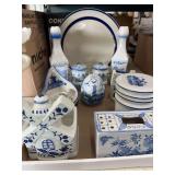 Vintage Blue and White Decor