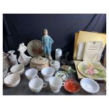 Vintage Figures and Cups - Collectible Plate