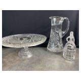 Crystal Pitcher - Satin Crystal Lady - Cake Stand