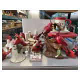 Christmas Decor and Cardinals