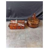 Vintage Indiana Glass Candy Dishes
