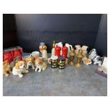 Salt and Peppers and Puppy Figures