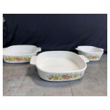 Spice of Life Corningware Casseroles- 3