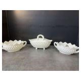 Fenton Hobnail Milk Glass - 3