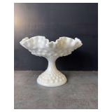 Fenton Hobnail MilkGlass Candy Dish
