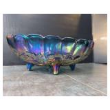 Indiana Glass “ Harvest Grape” Fruit Bowl