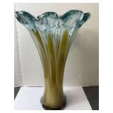 Hand Blown Art Glass Vase