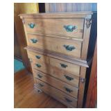 Young Republic Solid Hard Rock Maple Chest of Drawers