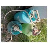 Three Hudson Pump Sprayers