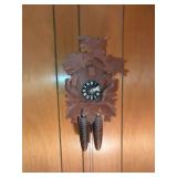 German Carved Wood Cuckoo Clock