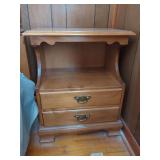 Tell City Chair Co. Young Republic Solid Hard Rock Maple Nightstand