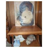 Decorative Figurines and Framed Artworks
