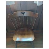 Spindle Back Chair with Heart Cutout