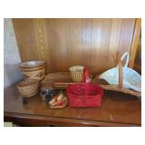 Woven Baskets and Decorative Items