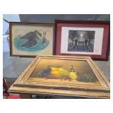 Framed Shadowbox Art: Park Scene