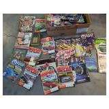 Automotive and Business Related Magazines with Wall Clock