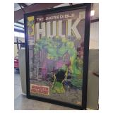 Framed The Incredible Hulk Comic Book Print