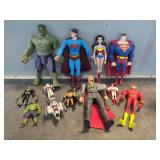 Superhero Action Figures and Spacecraft