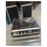 Sony Solid State Stereo Center 230 Reel-to-Reel Player with Speakers