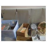 Household and Hobby Items Including Tele-Phone Index and Flamingo Decor